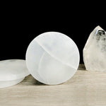 Selenite Charging Plate - Flat Round Stone - BY SIZE (RK5)