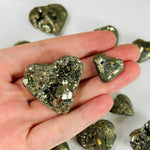 Pyrite Crystal Heart