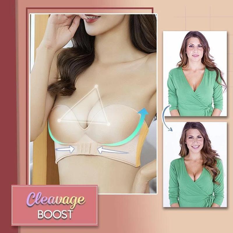 Strapless Front Buckle Lift Bra