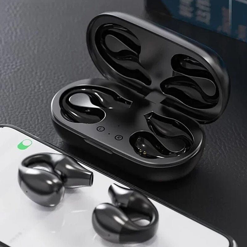 Wireless ear clip bluetooth headset