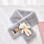 Cute Bear Plush Bib For Adult And Child