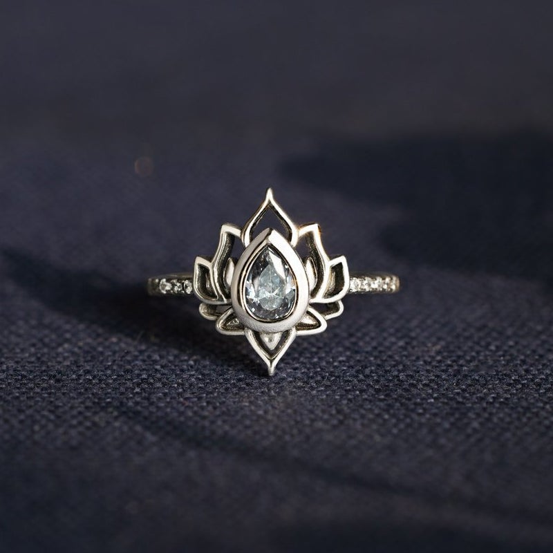 Begin Again Lotus Ring