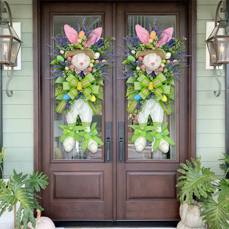 Easter Bunny Colorful Wreath