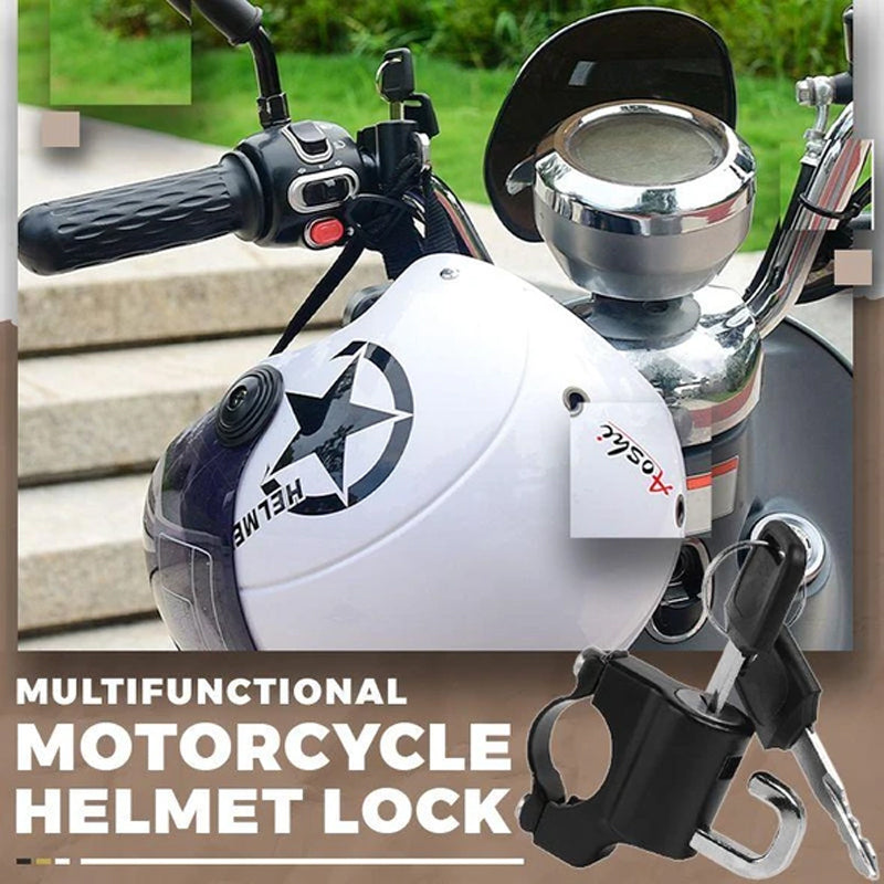 Multifunctional Motorcycle Helmet Lock