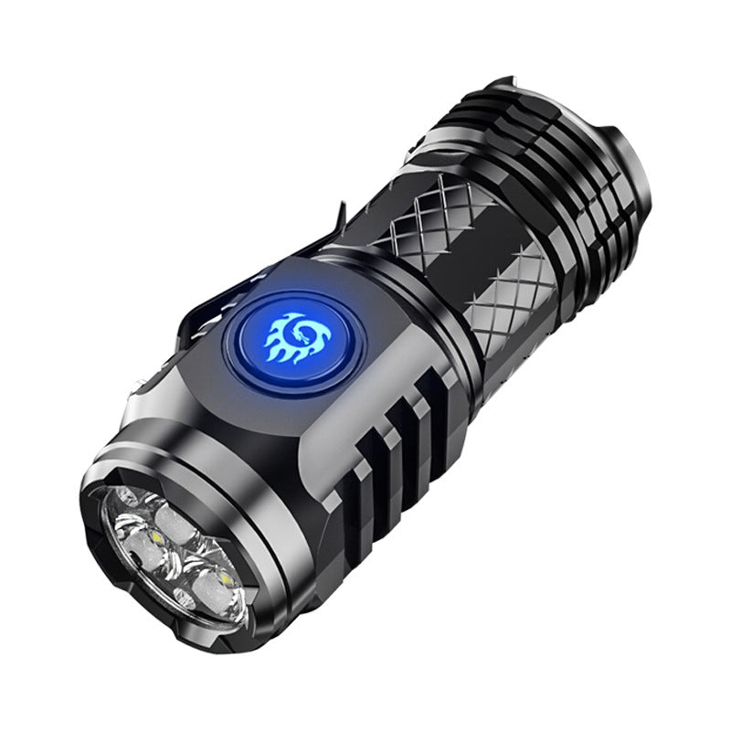 Three-eyed monster mini flashlight