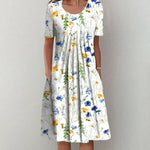 Ladies Summer Flower Dress