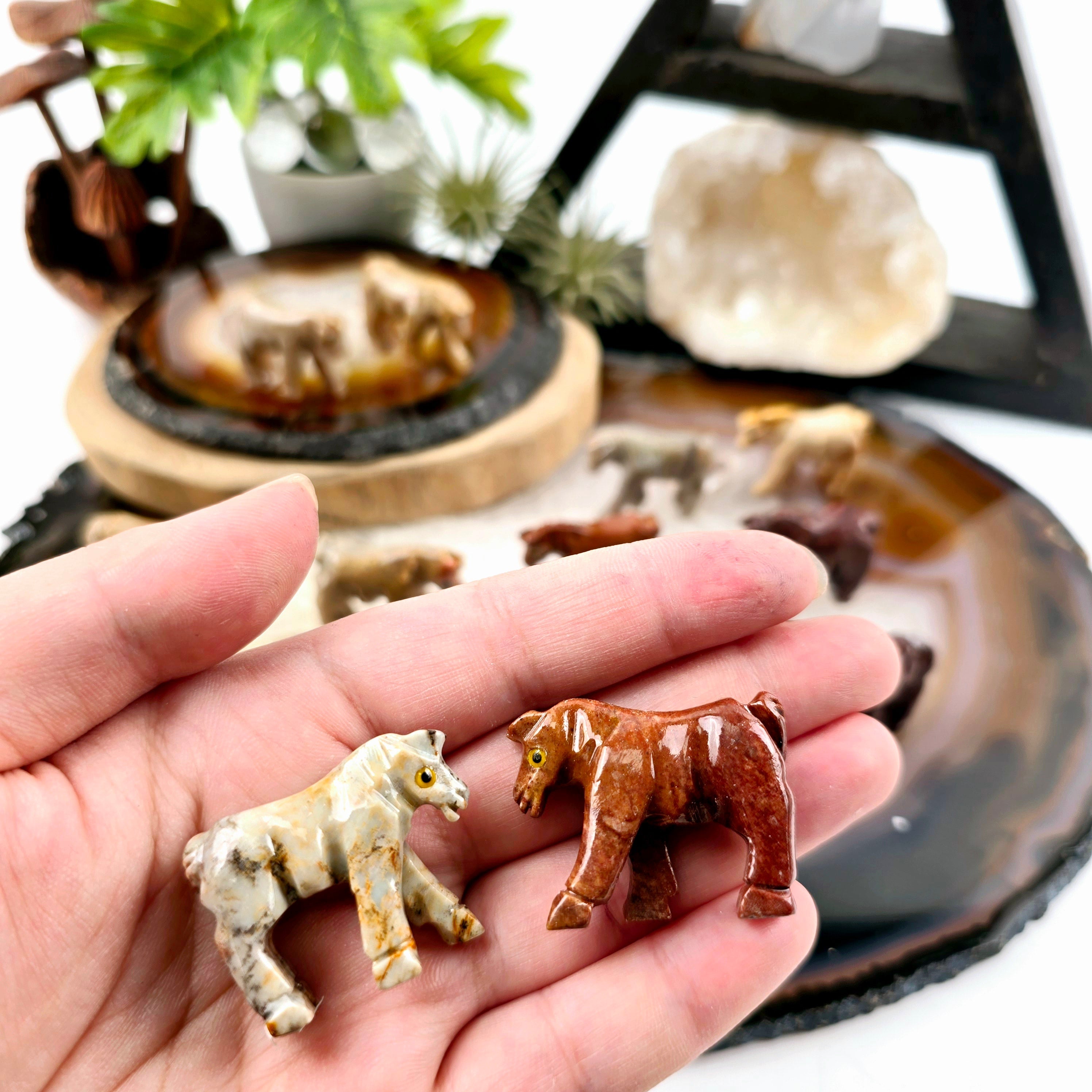 Soapstone Horse Carving from Peru - You Choose Color