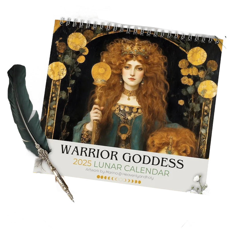 Warrior Goddess 2025 Moon Phase Calendar