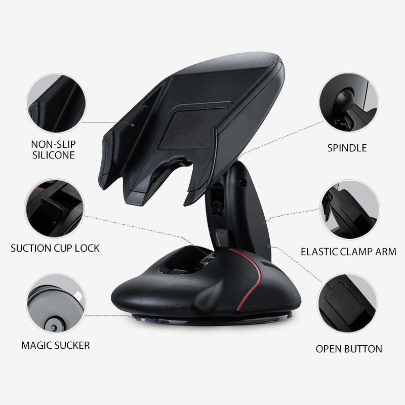 Rotating Mouse Phone Holder Car Bracket