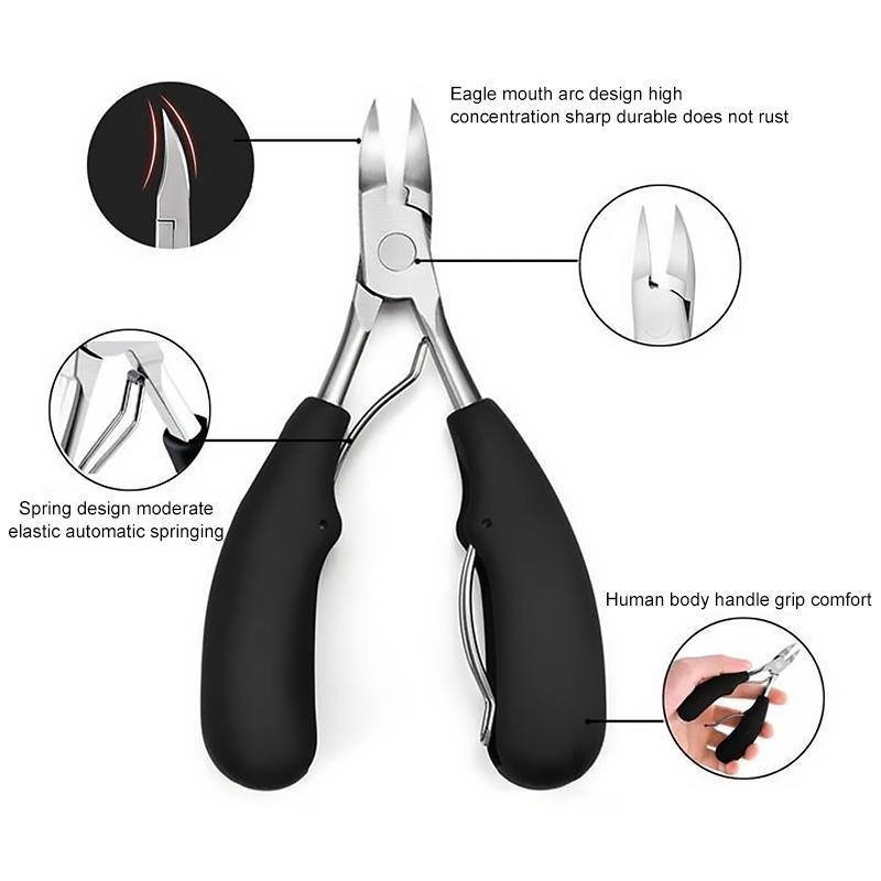 304 stainless steel nail clipper set，Prevention of paronychia, fungal infection