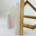 Large Rose Quartz Polished Crystal Obelisk YOU CHOOSE