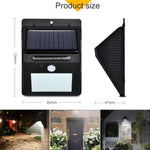 20 LED Solar Lamps Outdoor