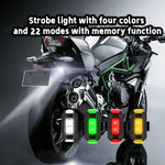 4 Colors LED Aircraft Strobe Lights & USB Charging