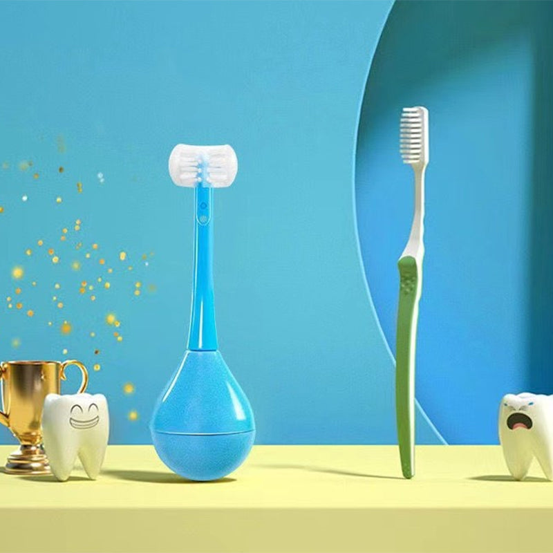 Three-sided Children's Toothbrush