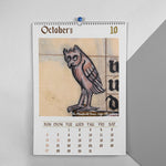 Weird Medieval Owl Calendar 2024