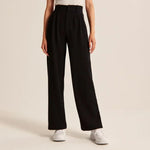 High Waist Tailored Wide Leg Pants