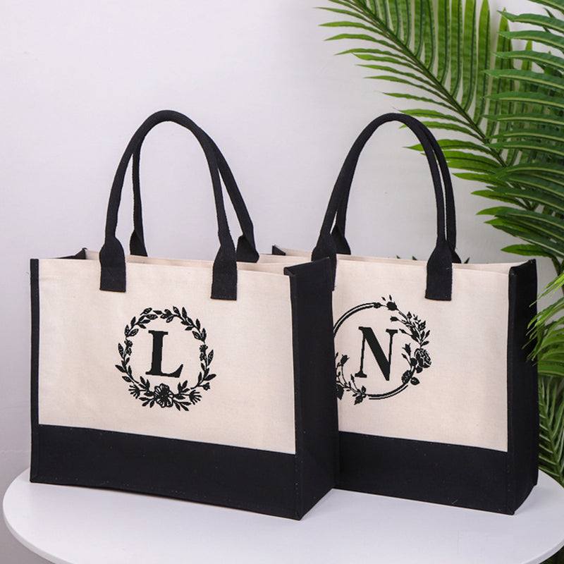 Letter Canvas Bag