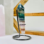 Fluorite Crystal Point with Stand AS IS #7