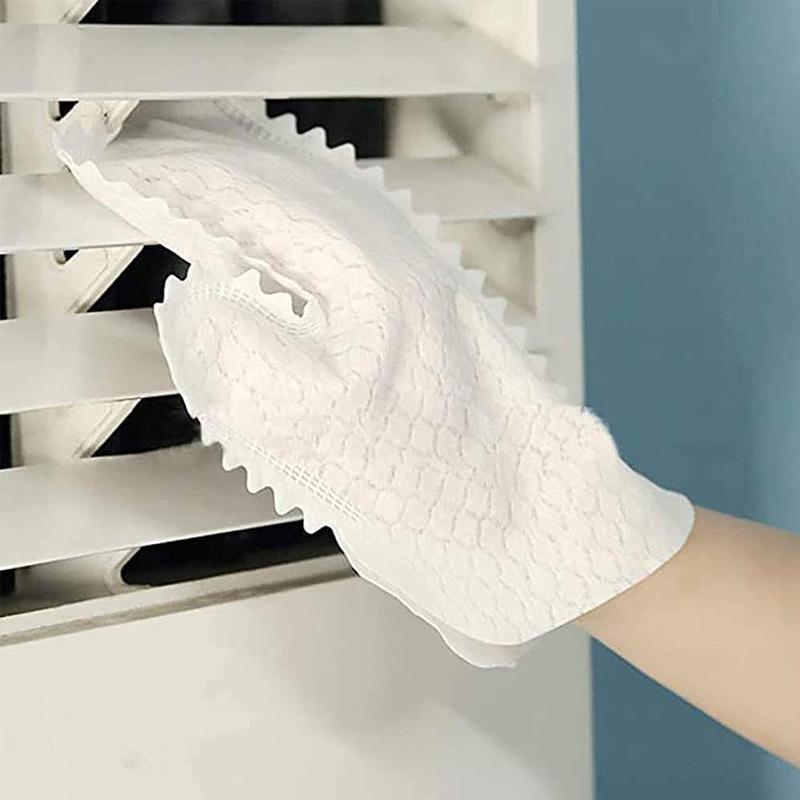 Fish Scale Cleaning Duster Gloves