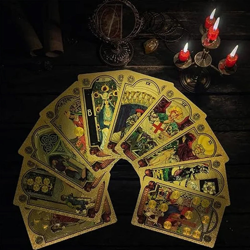 Explore the Mystical World of Tarot Gold Foil Tarot