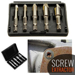 Damaged Screw Extractor，Set of 5