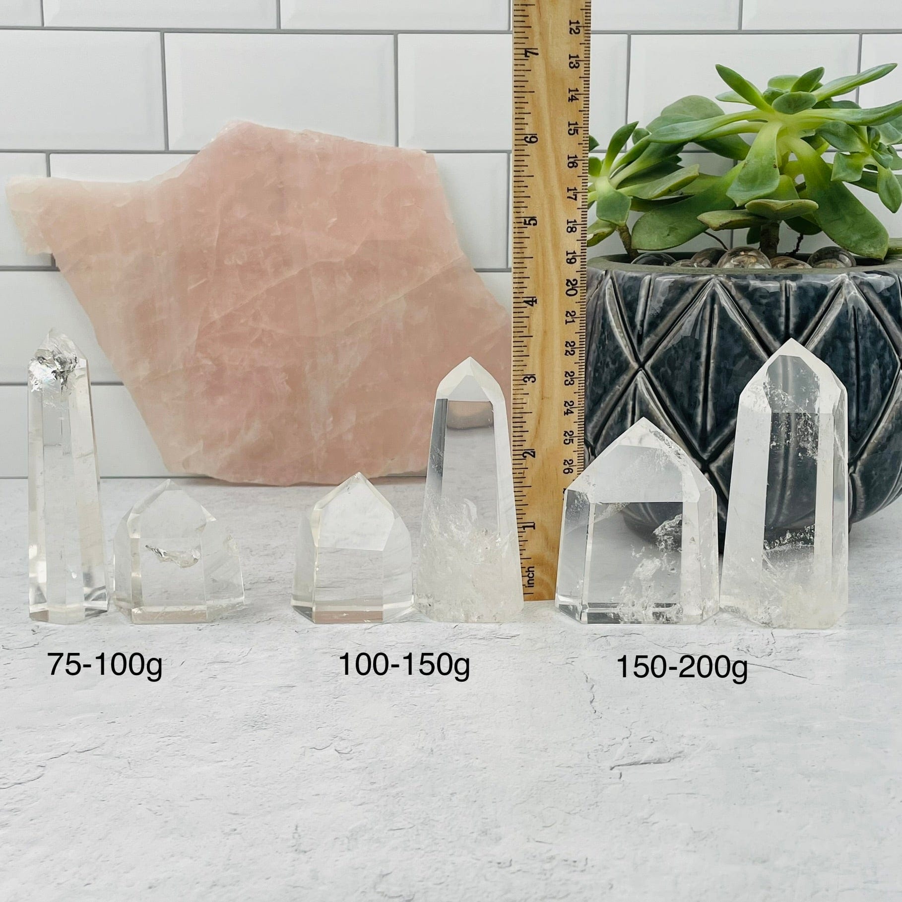 Crystal Quartz Points - BY Weight