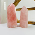 Rose Quartz Polished Crystal Points YOU CHOOSE