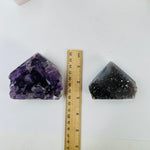 Amethyst Cluster Semi Polished Crystal Point AS IS