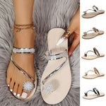 Summer Shiny Rhinestone Sandals