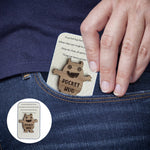 Pocket Hug Wooden Token