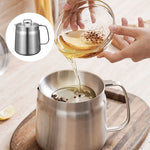 2-in-1 304 Stainless Steel Multifunctional Oil Strainer Pot