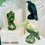 Gemstone Crystal Raven - Carved Raven