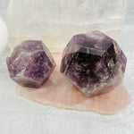 Amethyst Crystal Dodecahedron - Geometric Shape - YOU CHOOSE -