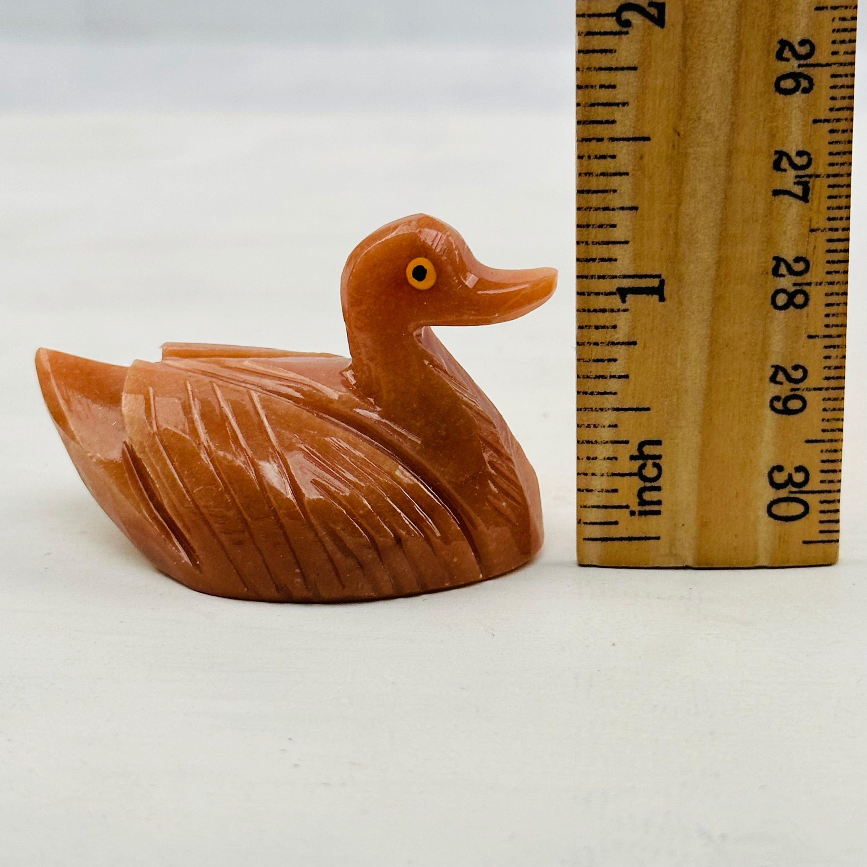 Carved Crystal Duck