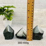 Hematite Semi-Polished Crystal Points - By Weight