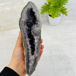 Amethyst Agate Geode - Crystal Decor -