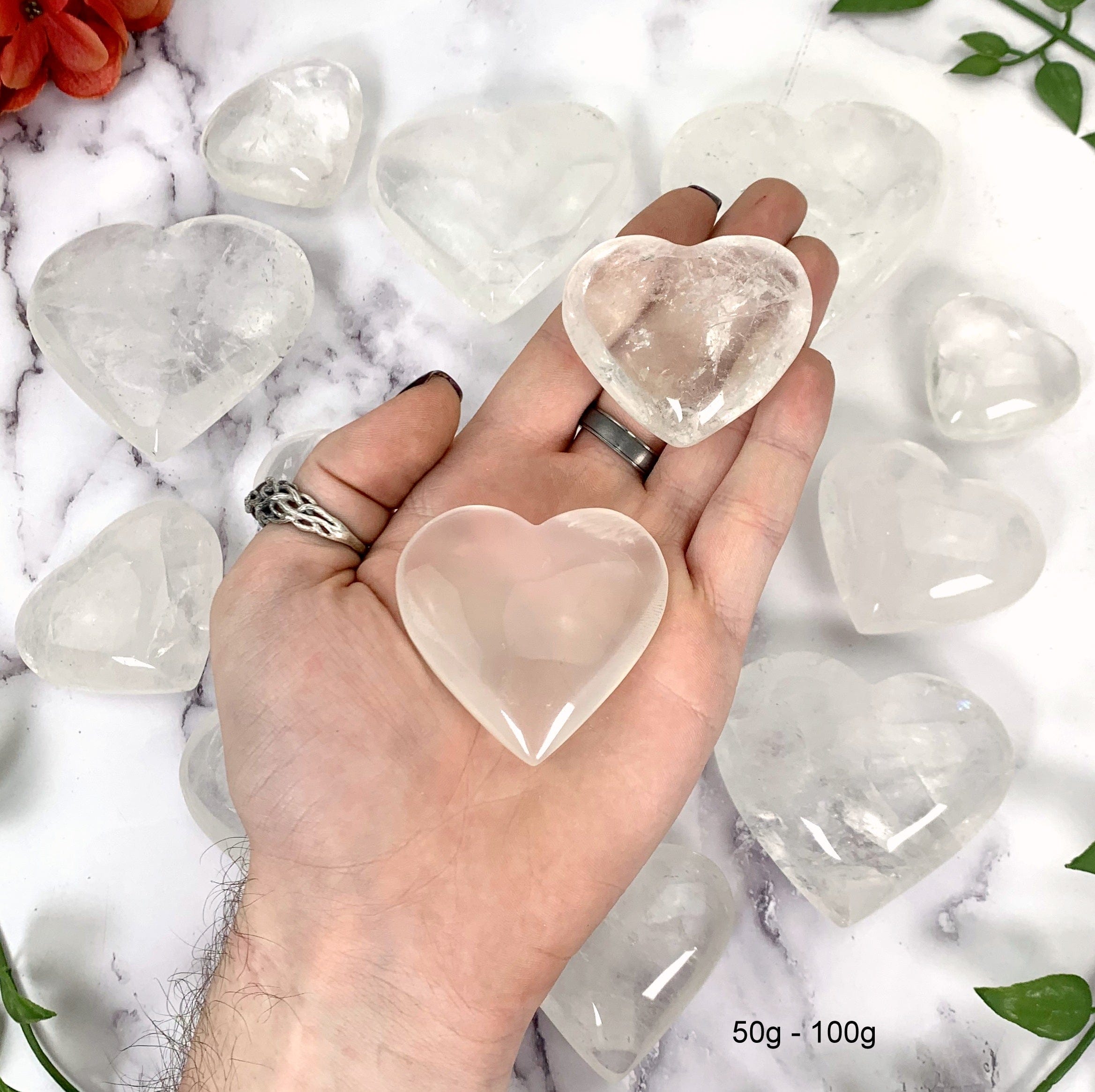 Crystal Quartz Heart