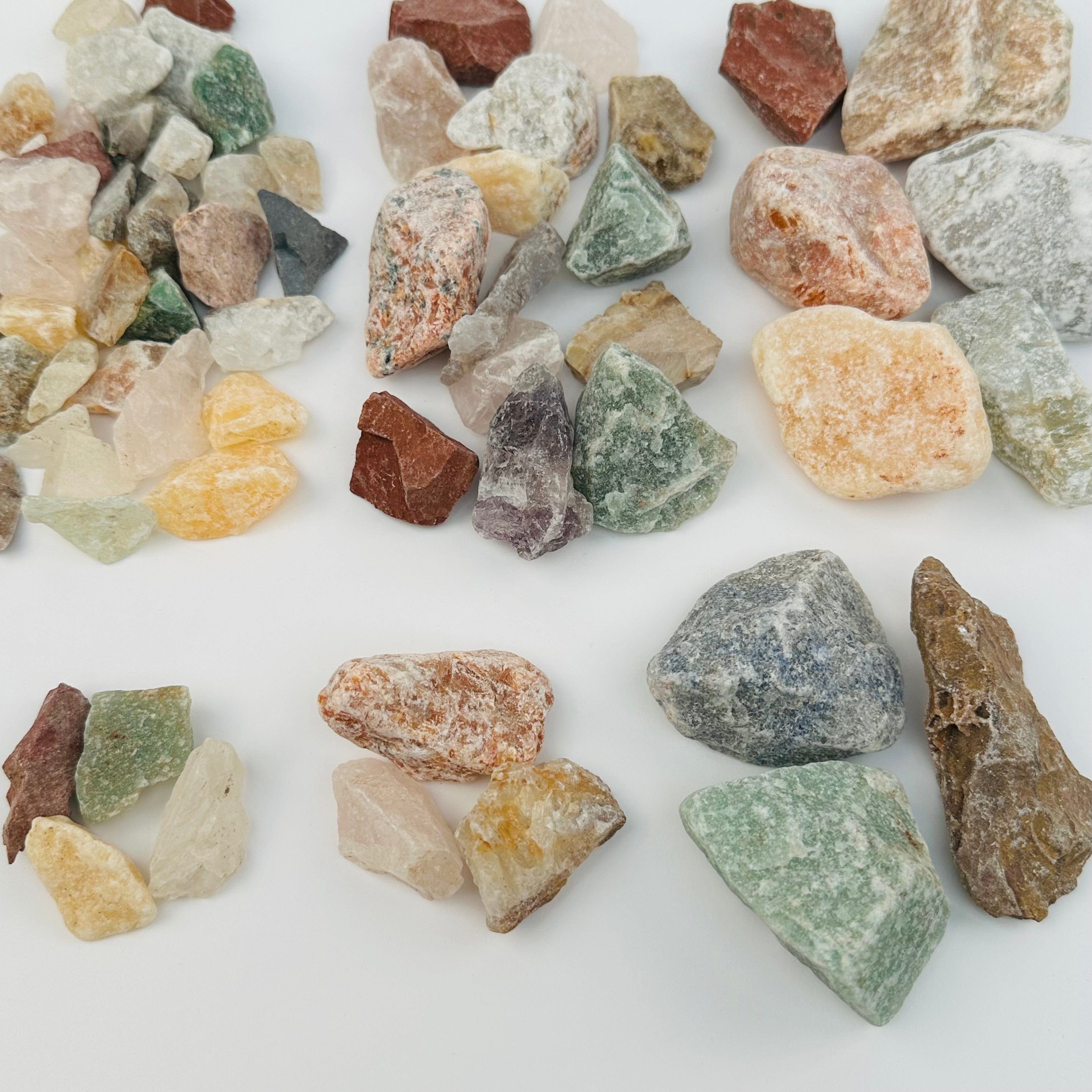 Rough Mixed Crystals - 1, 5, or 10pounds - Small - Medium - Large