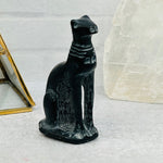 Black Obsidian Crystal Cat - Sophisticated Feline