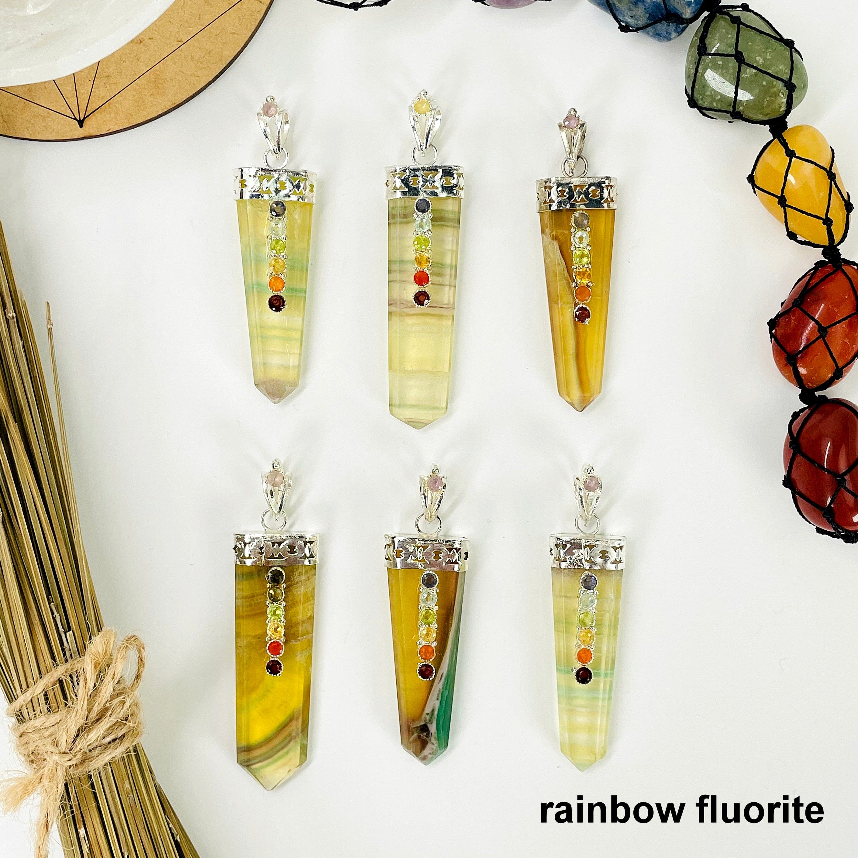 Chakra Point Pendants