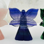 Carved Crystal Angel - You Select the Stone - Limited Stock Item