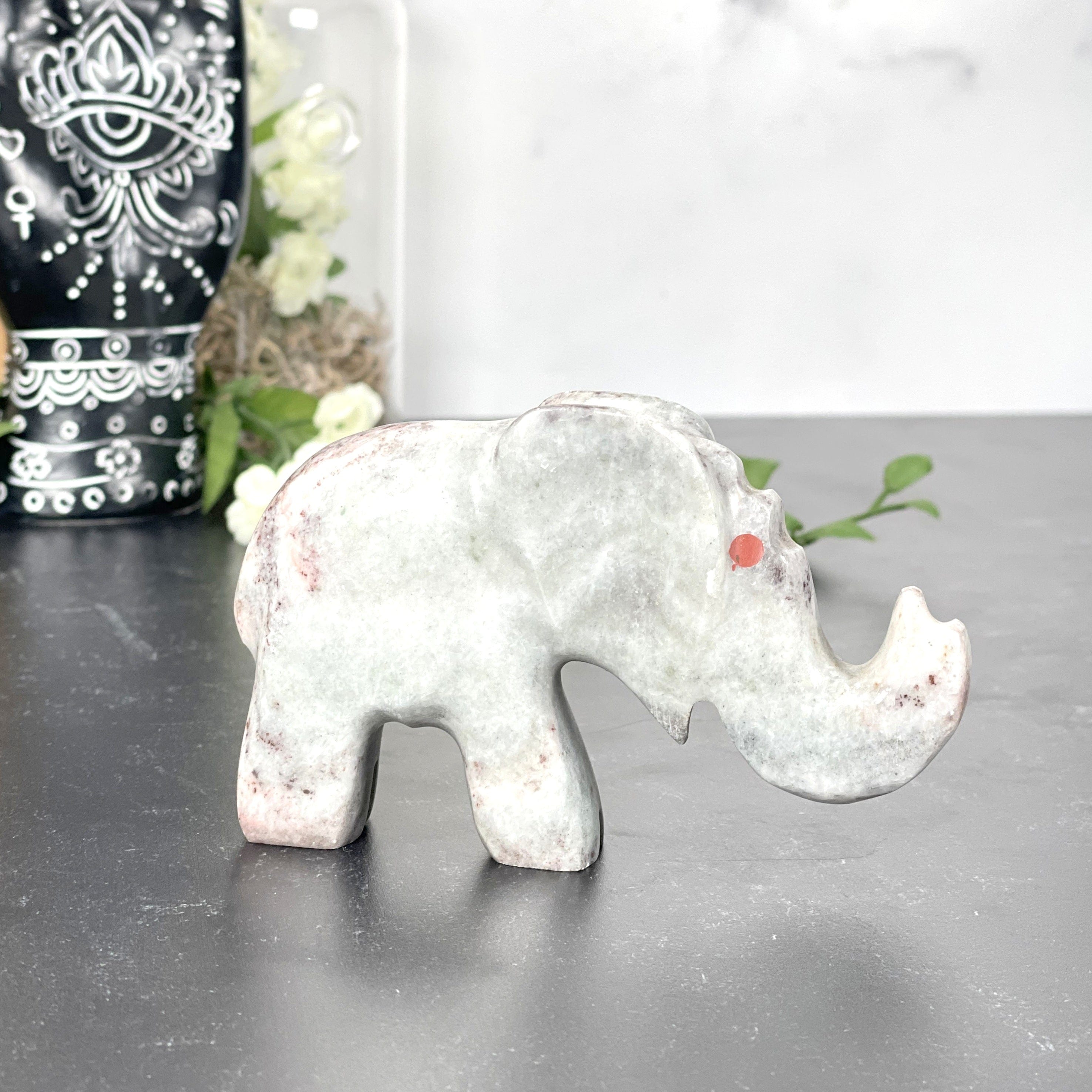 Lepidolite on Matrix Elephant