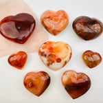 Crystal Carnelian Heart Stone for Passion and Creativity