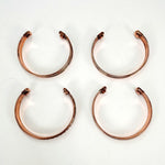 4 Piece Set Copper and Brass Bracelet Set