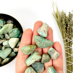 1/2 lb Bag Amazonite Small Tumbled Stones