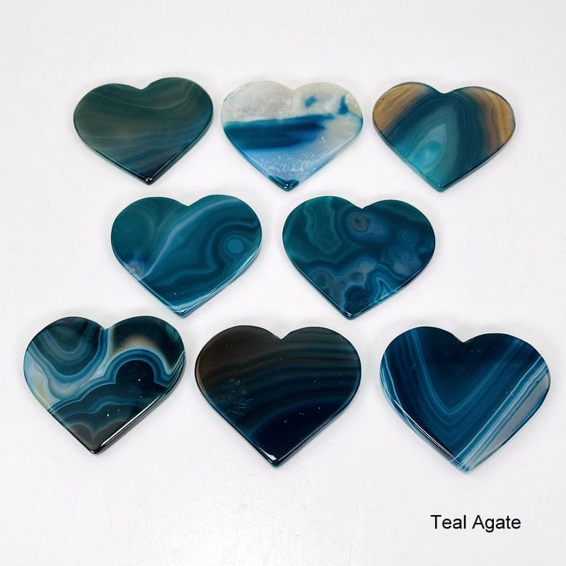 Heart Shaped Agate Slices