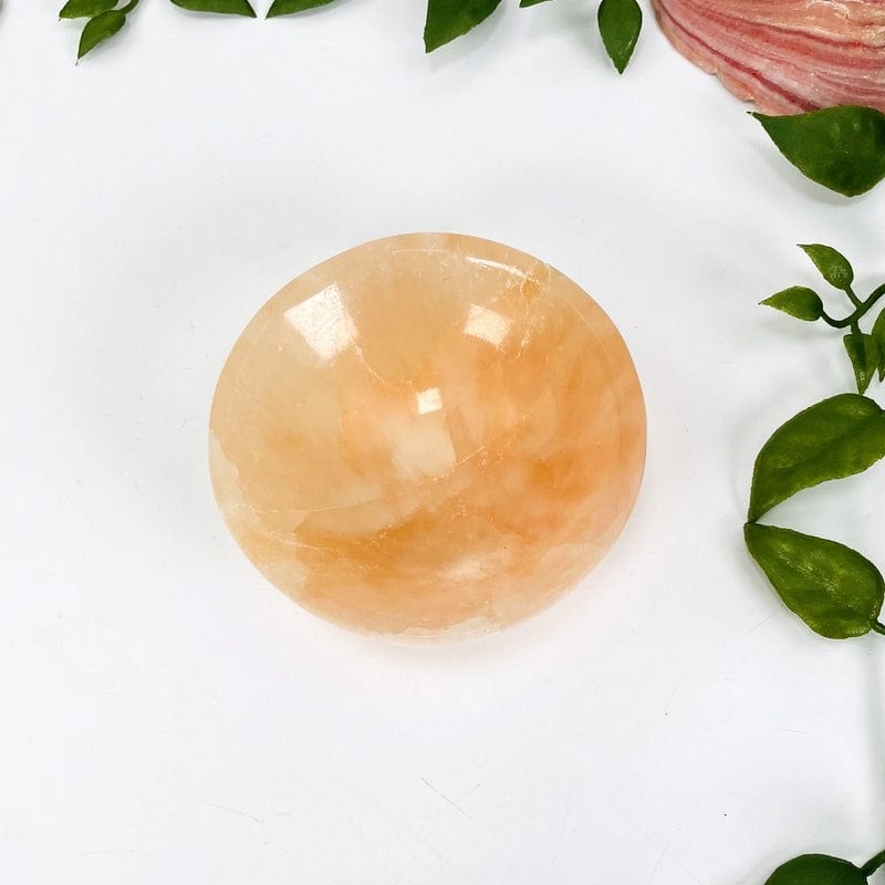 Orange Selenite Bowl - Halloween 8CM