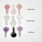 Crystal Gemstone Key Cabochons