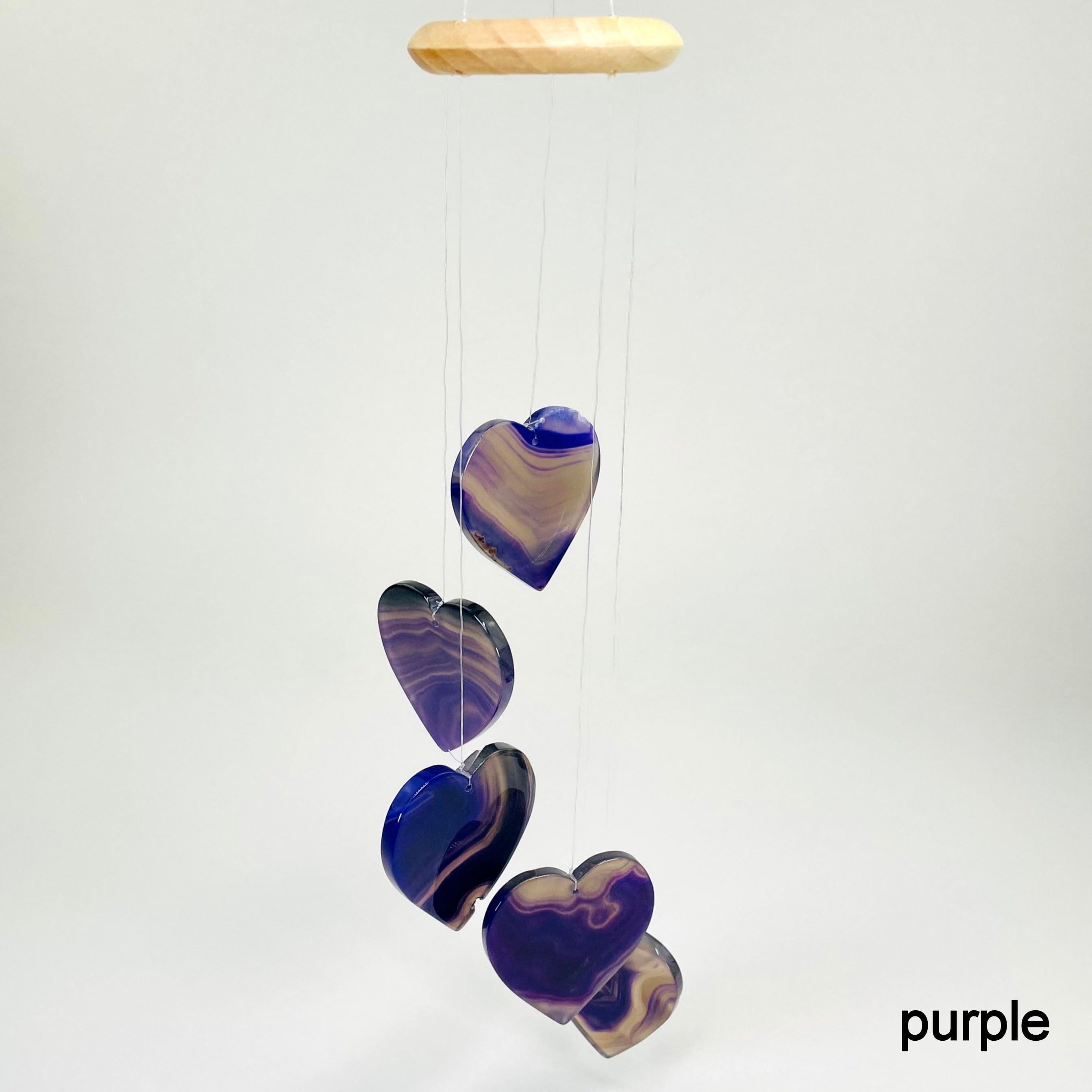 Agate Heart Wind Chimes