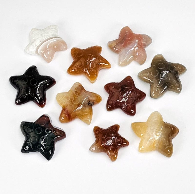 Gemstone Starfish - Carved Sea Star -